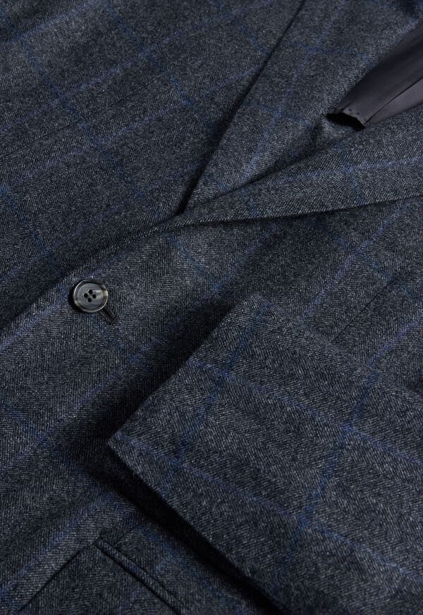 Paul Stuart Wool Deco Windowpane Suit, image 3