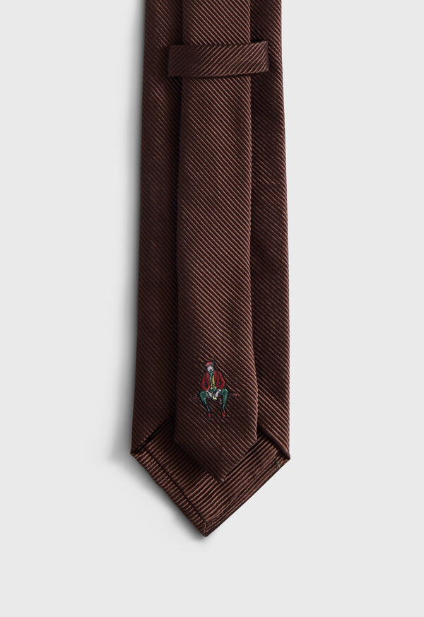 Paul Stuart Solid Mogador Silk & Cotton Tie, image 3