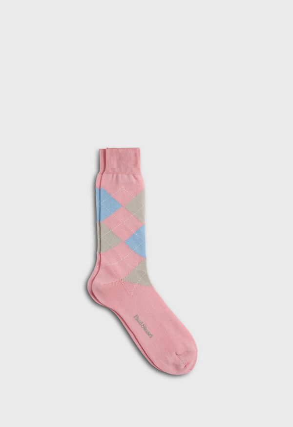 Paul Stuart Cotton Argyle Sock, image 1