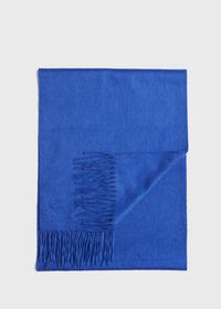 Paul Stuart Oversized Cashmere Logo Scarf, thumbnail 1