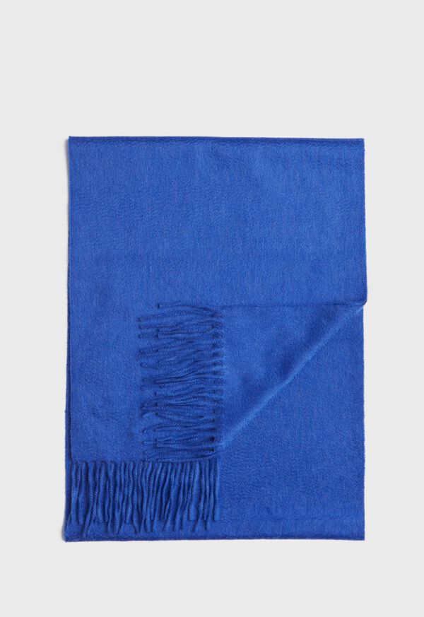 Paul Stuart Oversized Cashmere Logo Scarf, image 1