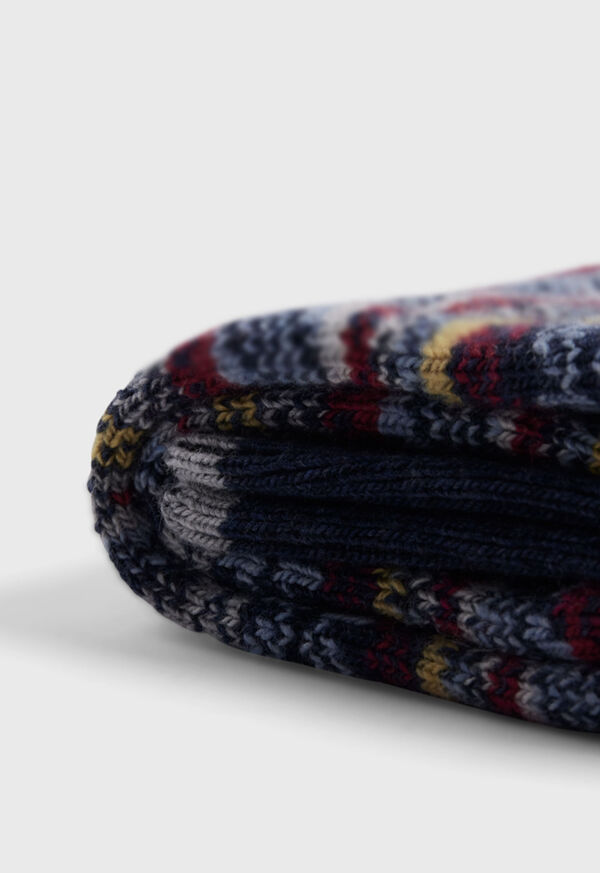 Paul Stuart Multicolor Fair Isle Sock, image 2