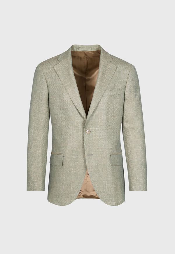 Paul Stuart Textured Lightweight Silk & Linen Jacket, image 1