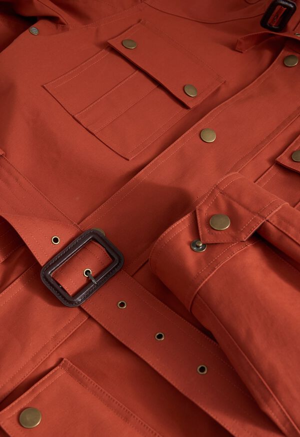 Paul Stuart Belted Terracotta Field Jacket, image 2