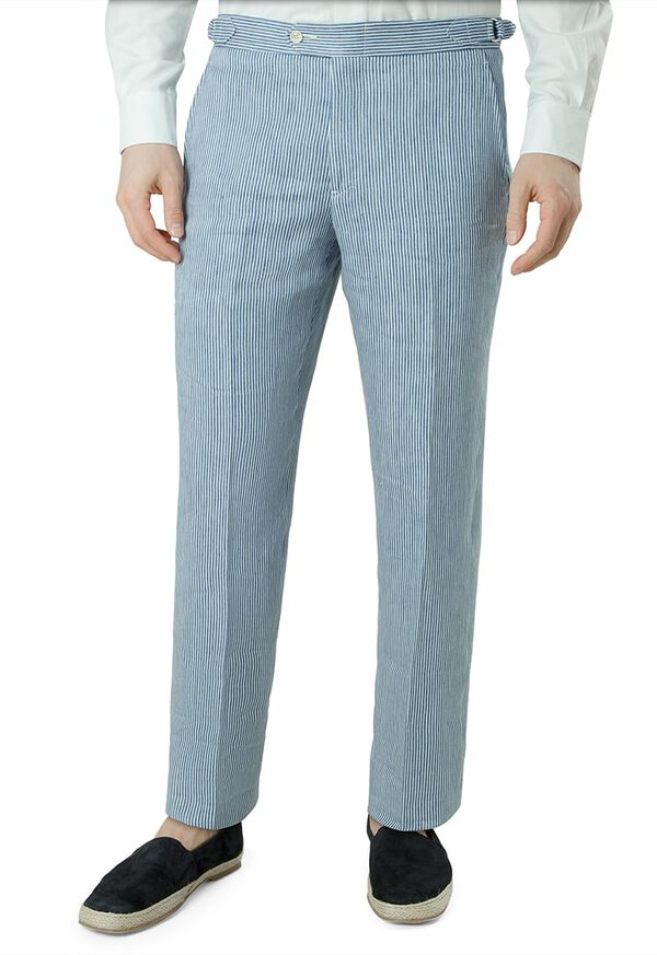 Paul Stuart Striped Linen Trouser, image 1