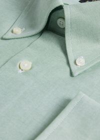 Paul Stuart Cotton Oxford Logo Sport Shirt, thumbnail 3
