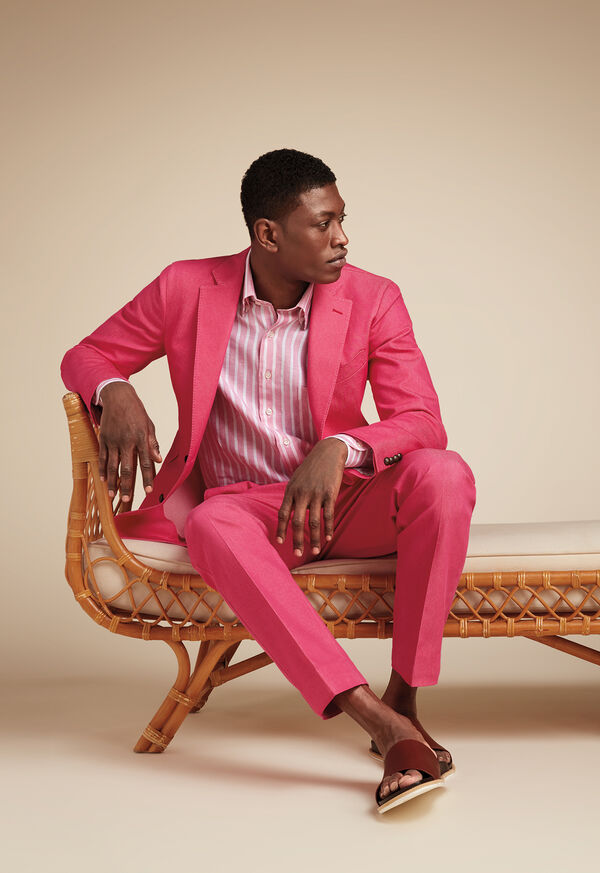Paul Stuart The Pink Denim Look, image 1