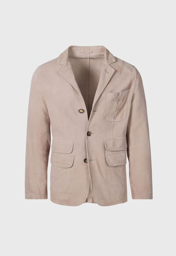 Paul Stuart Single Breasted Suede Jacket, image 1