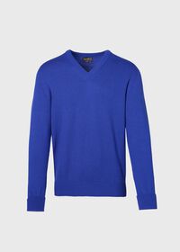 Paul Stuart Classic Cashmere V-Neck Sweater, thumbnail 30