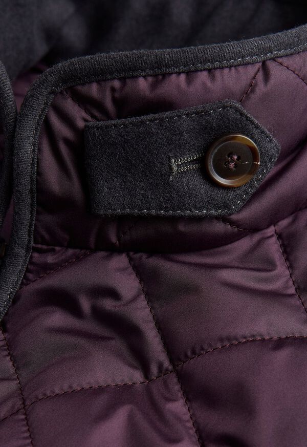 Paul Stuart Nylon Quilted Vest with Piping, image 14