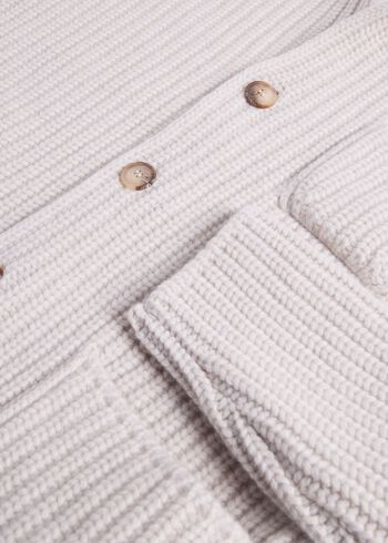 Paul Stuart Ribbed Sweater Jacket