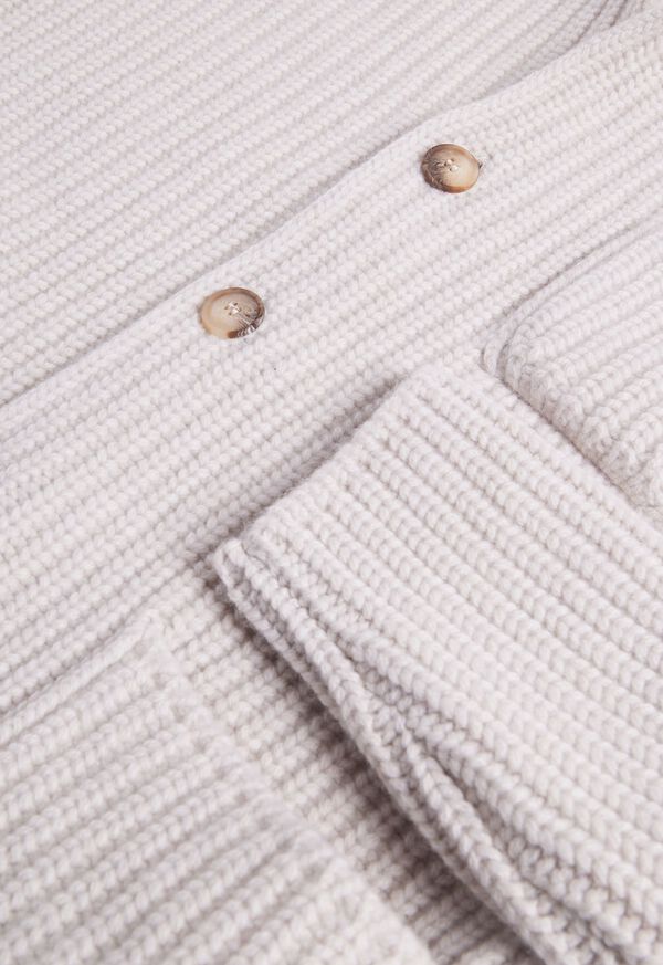 Paul Stuart Ribbed Sweater Jacket, image 2