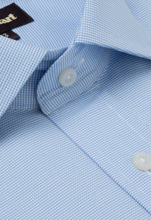 Slim Fit Blue Royal Oxford Cotton Dress Shirt