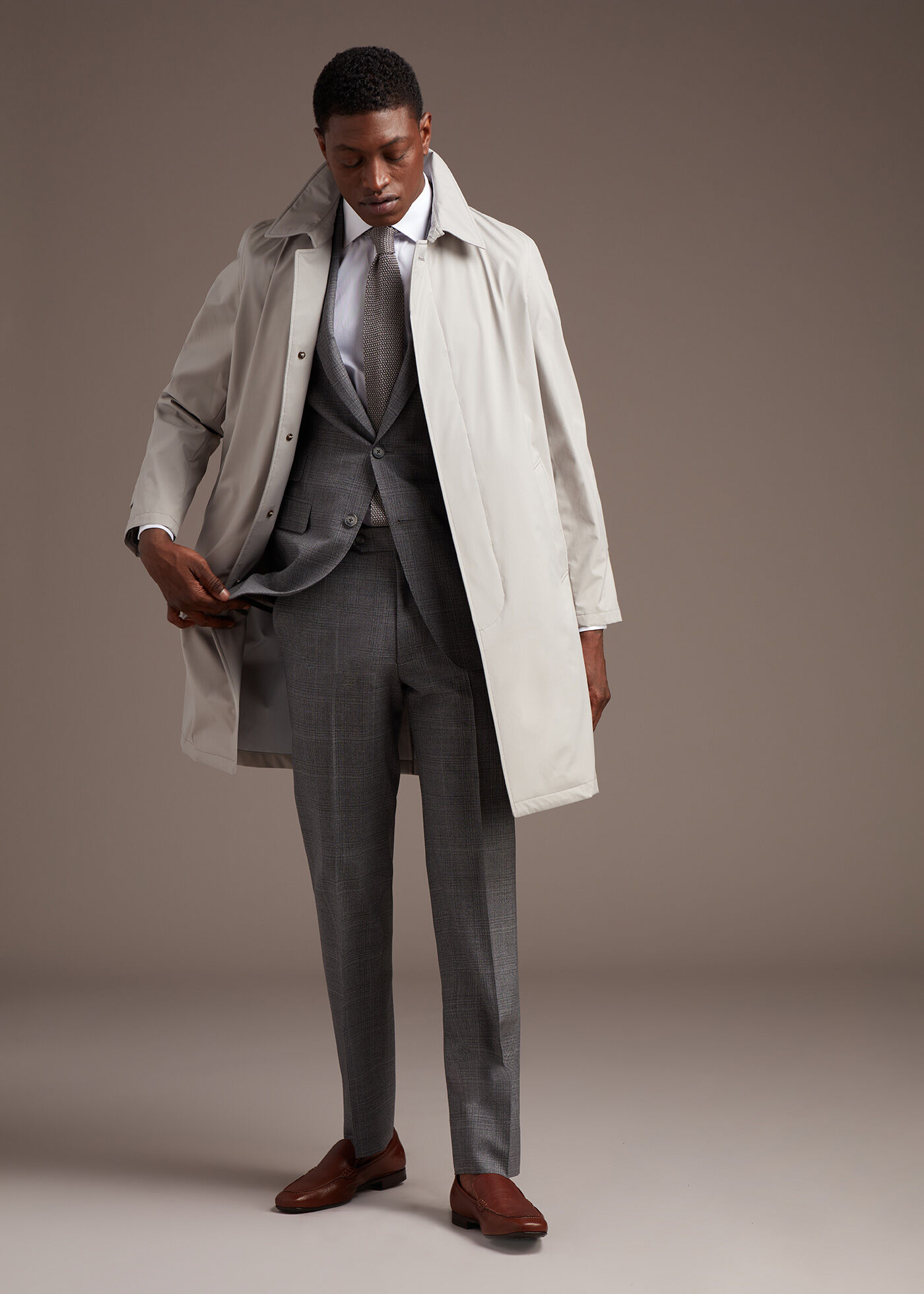 Mens stone raincoat hotsell