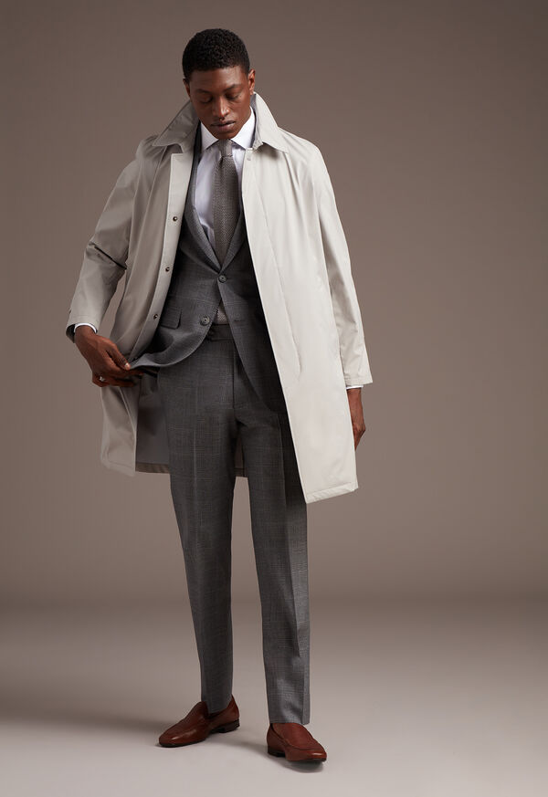 Paul Stuart Stone Techno Water Repellent Raincoat, image 4