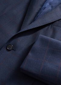 Paul Stuart All Year Wool Windowpane Suit, thumbnail 3