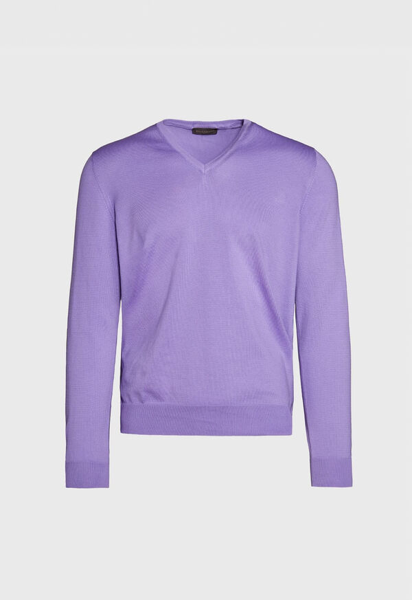 Paul Stuart Cotton V-Neck Sweater, image 1