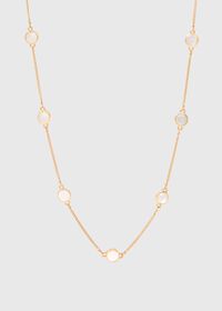 Paul Stuart Julie Vos Valencia Delicate Station Necklace with Mother of Pearl Accents, thumbnail 1