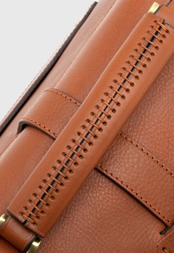 Paul Stuart Bridle Leather Briefcase with Shoulder Strap, image 6