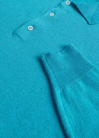 Paul Stuart Linen & Cotton Polo Shirt, thumbnail 7