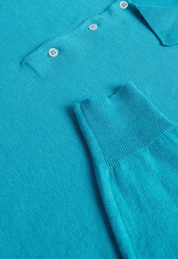 Paul Stuart Linen & Cotton Polo Shirt, image 7