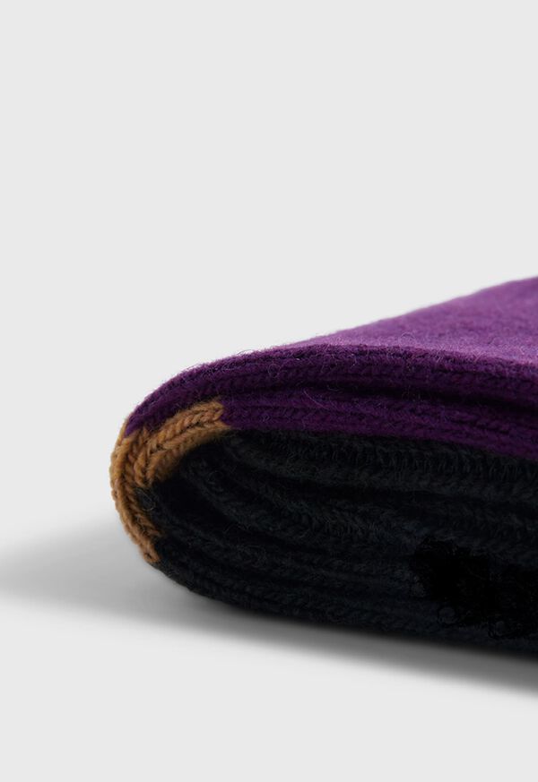 Paul Stuart Wool Colorblock Boot Sock, image 2