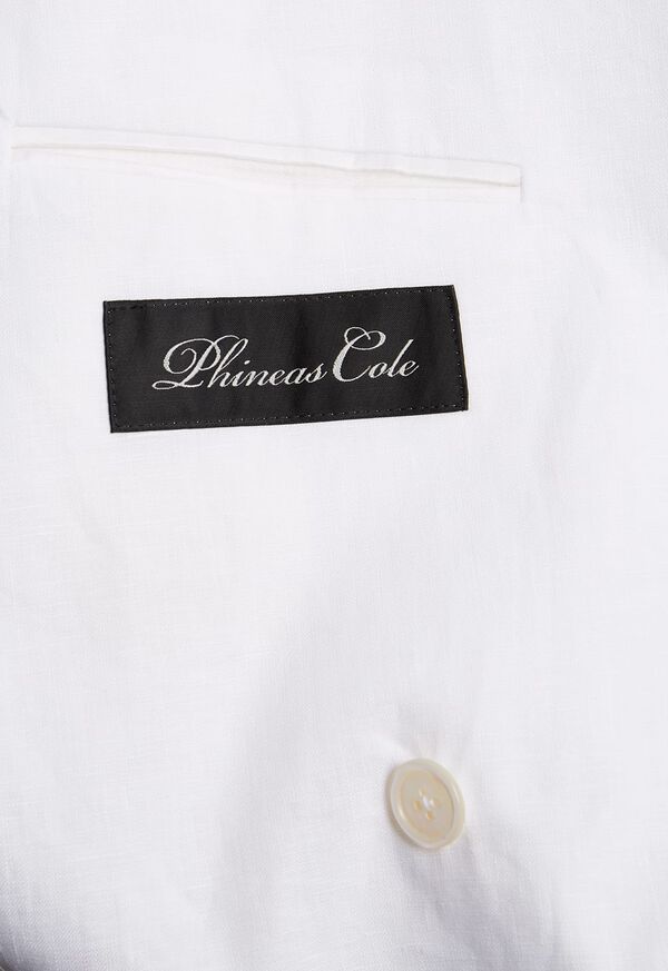 Paul Stuart Double Breasted Linen Blazer, image 3