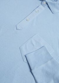 Paul Stuart Oxford Long Sleeve Performance Polo, thumbnail 2