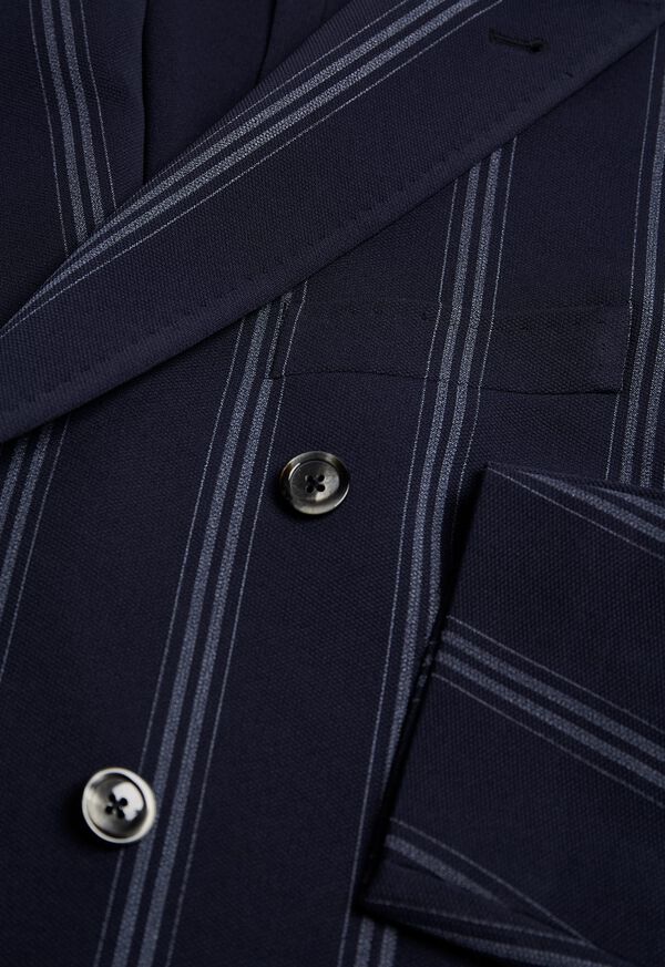 Paul Stuart Navy/White Deco Stripe Soft Jacket, image 2