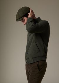 Paul Stuart Cashmere Quilted Button Front Cardigan, thumbnail 3