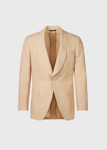 Paul Stuart Linen Shawl Collar Dinner Jacket