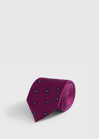 Paul Stuart Silk Floral Medallion Print Tie, thumbnail 1