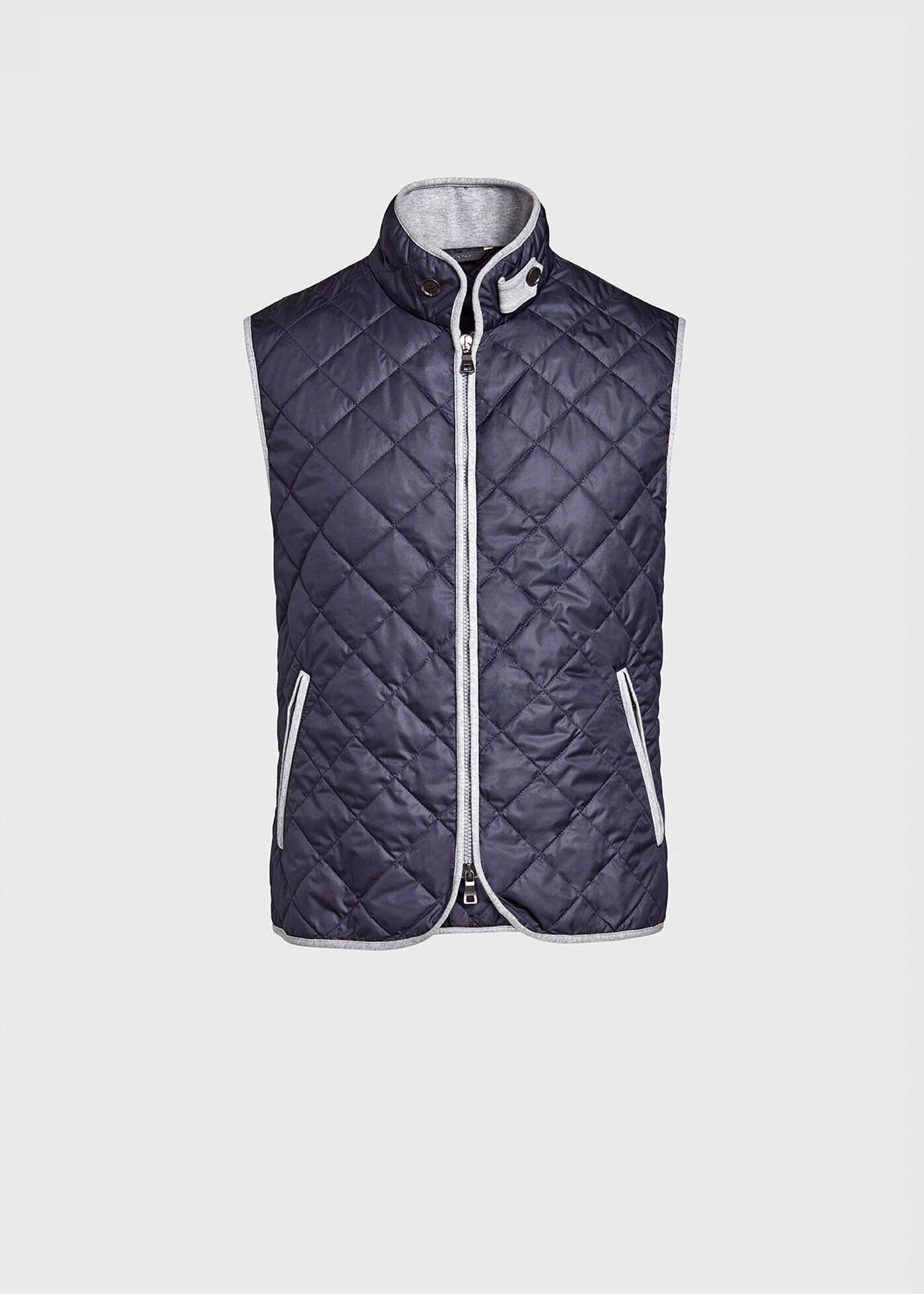 ジャケット・アウター Props Store Quilted Rip-stop Nylon Vest Military Style Quilted Padded Ripstop Nylon Vest - Orange