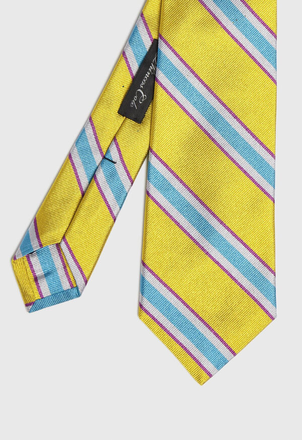 Paul Stuart Regimental Stripe Silk Tie, image 1
