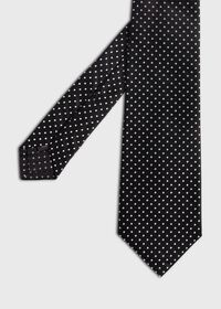 Paul Stuart Printed Silk Small Dot Tie, thumbnail 1