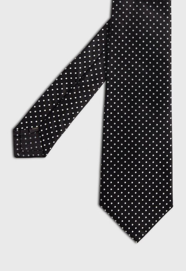 Paul Stuart Printed Silk Small Dot Tie, image 1