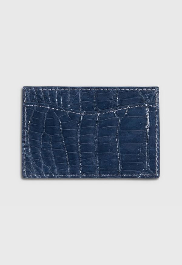Paul Stuart Glazed Alligator Flat Card Case, image 2