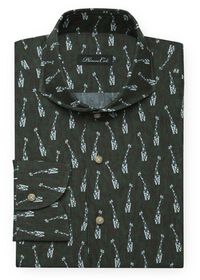 Paul Stuart Giraffe Print Sport-Shirt, thumbnail 1