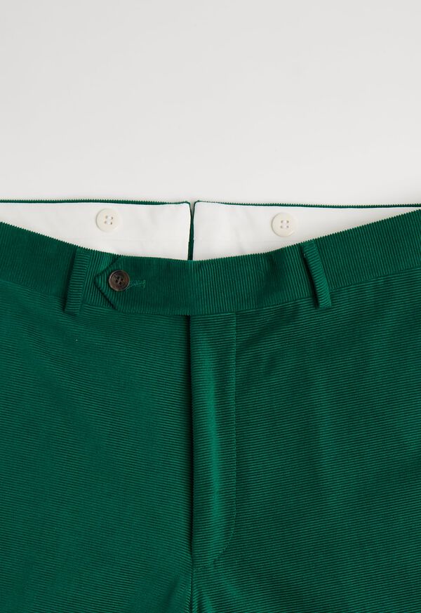 Paul Stuart Green Horizontal Corduroy Pant, image 2