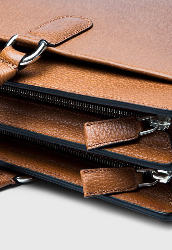 Paul Stuart Zipped Top Handle Briefcase, image 3