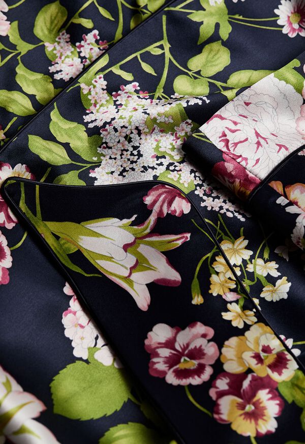 Paul Stuart Floral Silk Robe, image 2