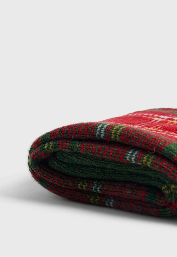 Paul Stuart Tartan Boot Sock, image 2