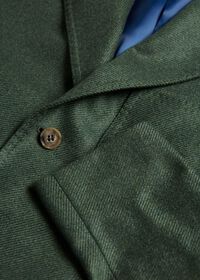 Paul Stuart Solid Cashmere Green Blazer, thumbnail 2