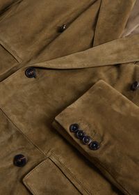 Paul Stuart Suede Double Breasted Jacket, thumbnail 2