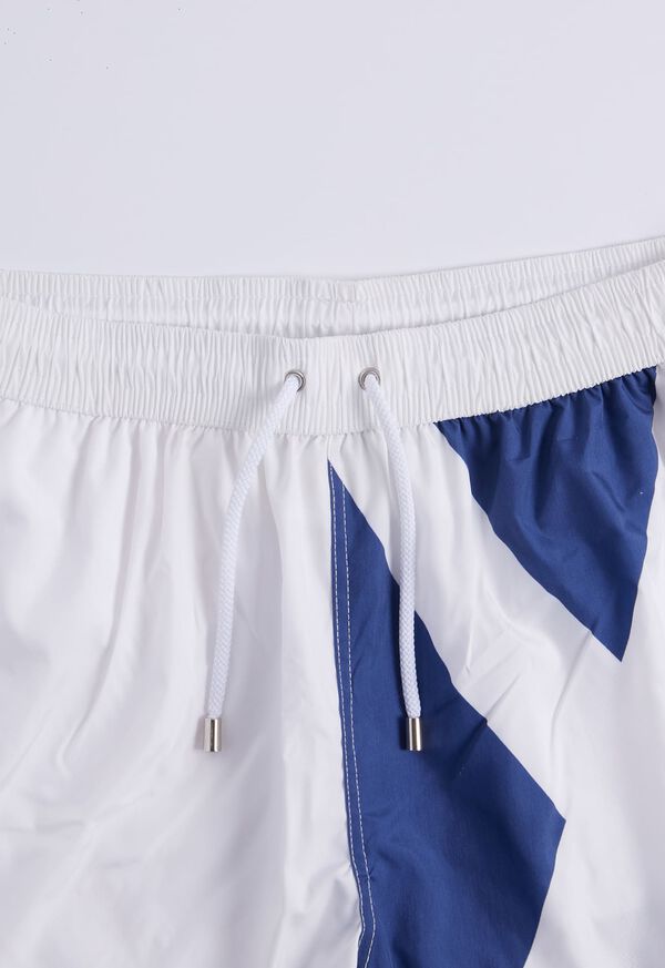 Paul Stuart Printed Flag Swim Shorts, image 3