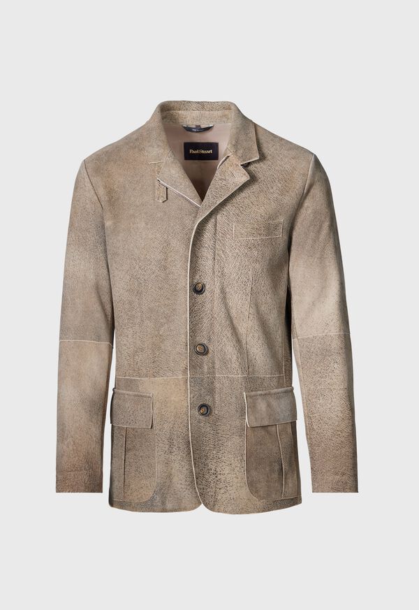 Paul Stuart Distressed Suede Jacket, image 1