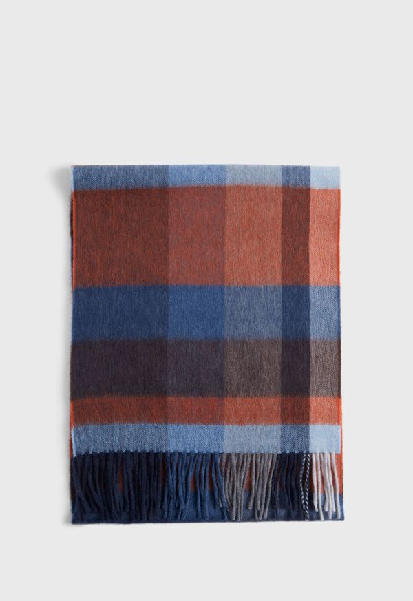 Paul Stuart Exaggerated Plaid Scarf, image 2