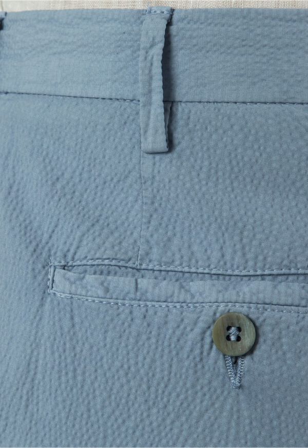 Paul Stuart Tonal Seersucker Plain Front Pant, image 3