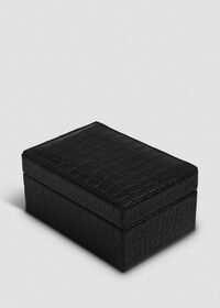 Paul Stuart Embossed Leather Small Jewelry Box, thumbnail 1