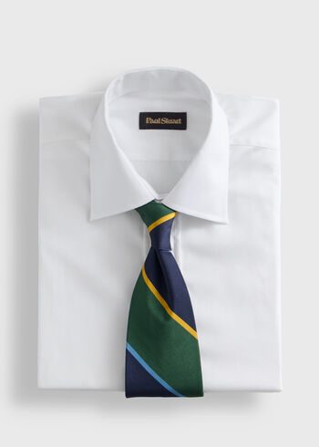 Paul Stuart Multicolor Block Stripe Tie